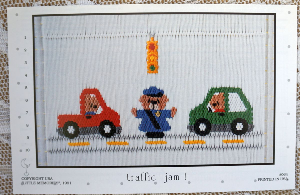 Little Memories Smocking Plate Traffic Jam 064 OOP